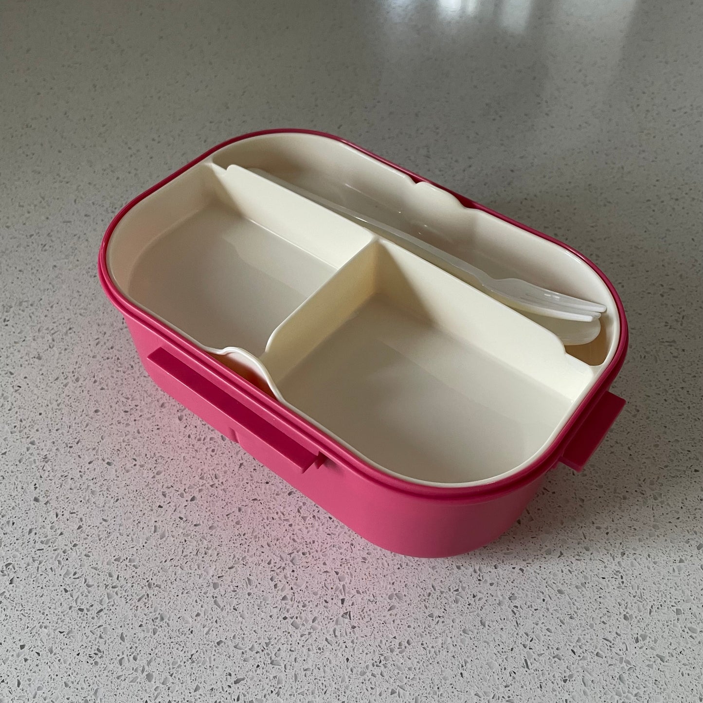 boite bento rose compartiment du haut