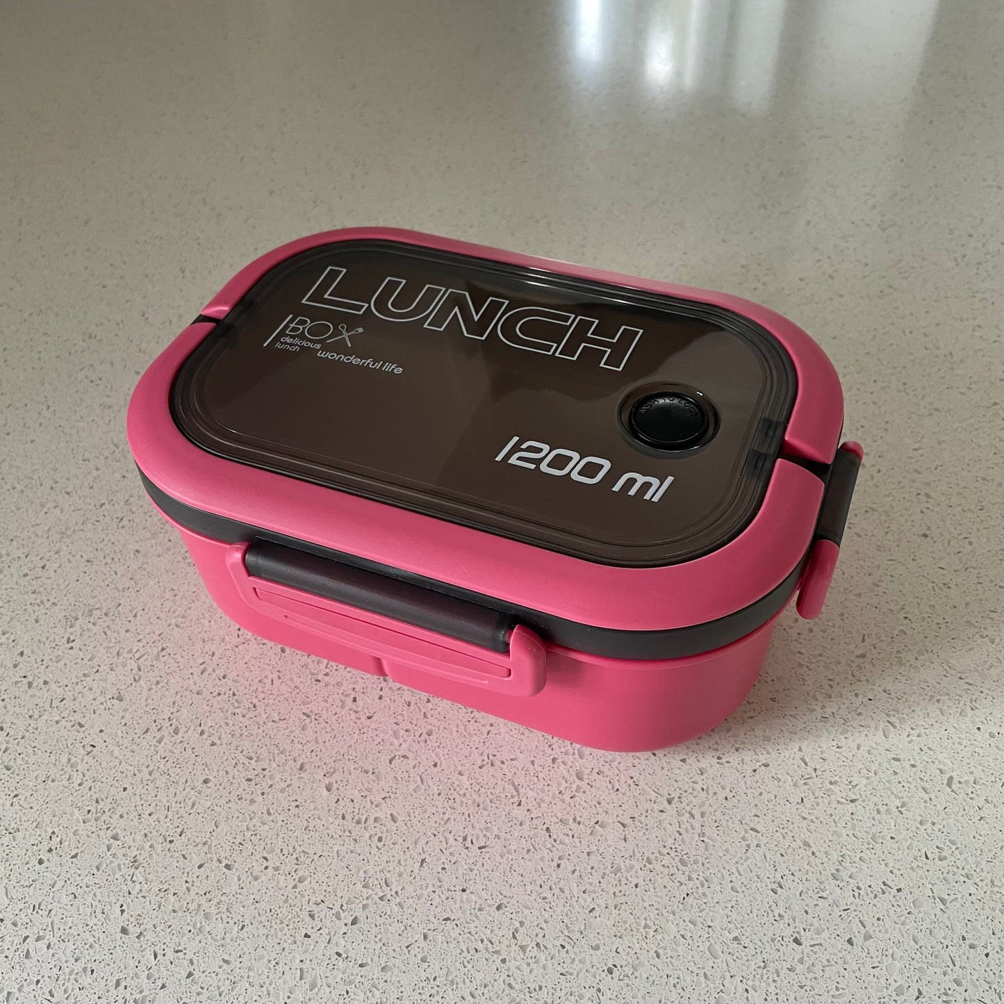 boite bento rose vue haut