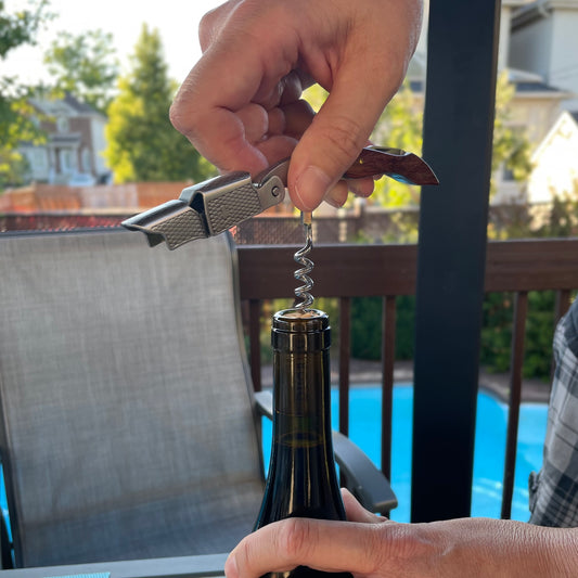 tire bouchon ouverture bouteille de vin facile