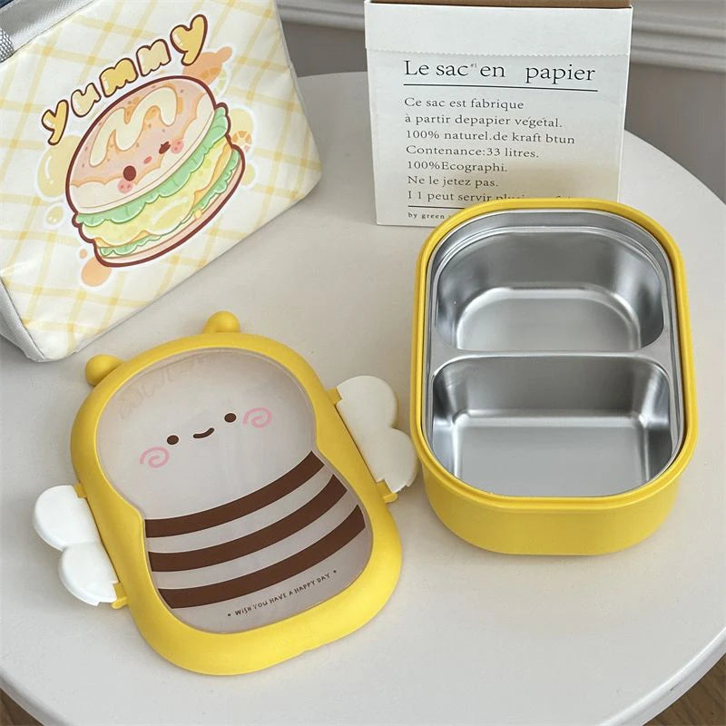 lunch box enfant présentation couvert retiré